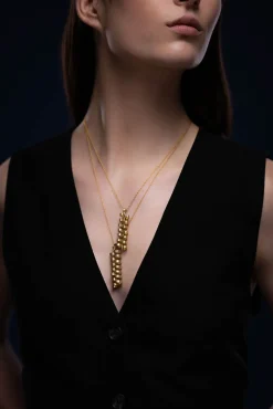 Gouden ketting met krul Sissy-Boy X TWEEK-EEK