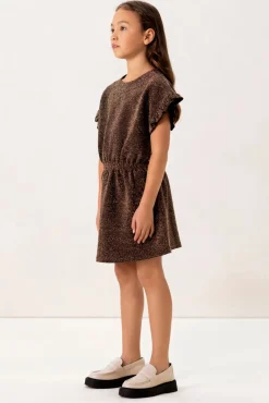 Goudkleurige jurk met glitters