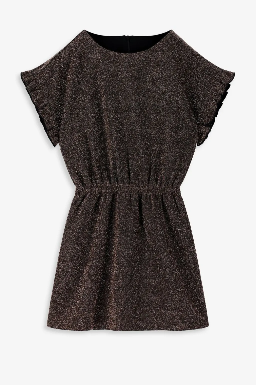 Goudkleurige jurk met glitters