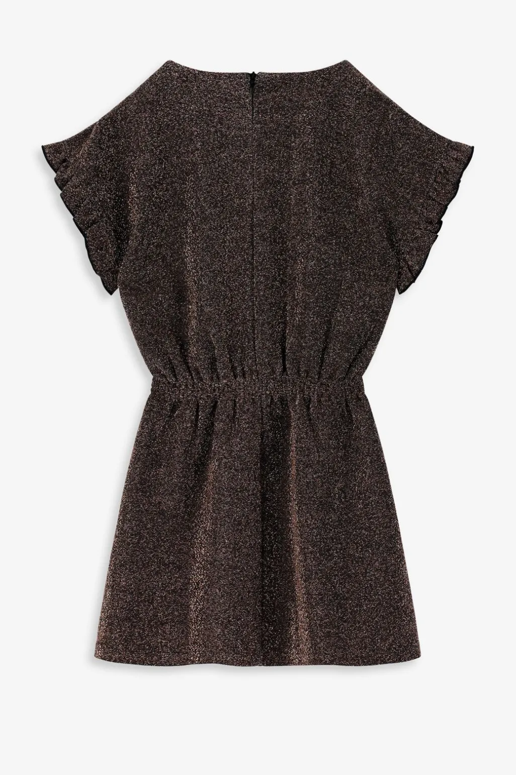Goudkleurige jurk met glitters