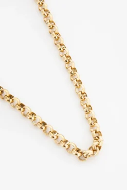 Goudkleurige ketting met grote schakels