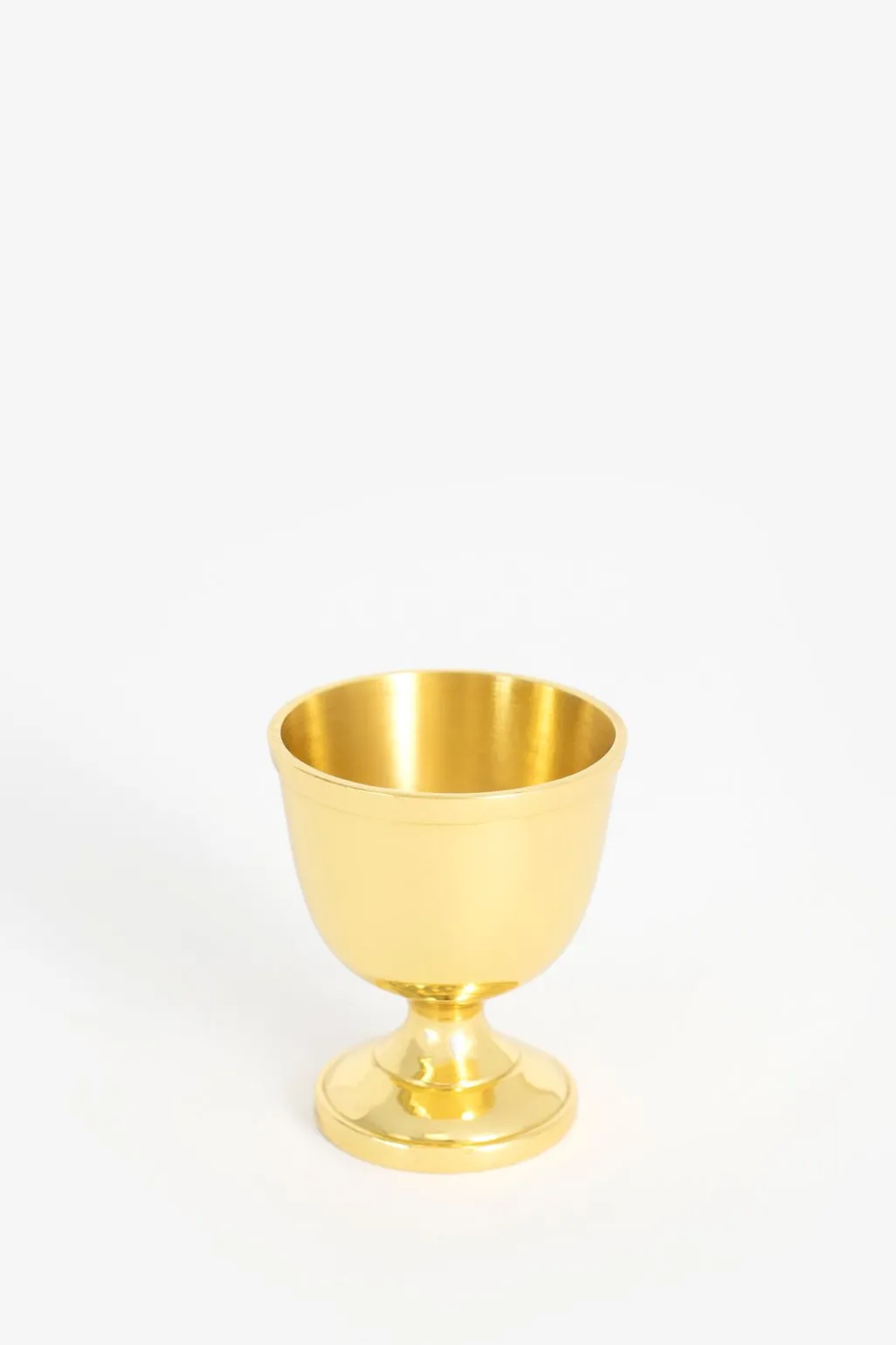 Goudkleurige messing eierdopjes
