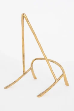 Goudkleurige messing standaard