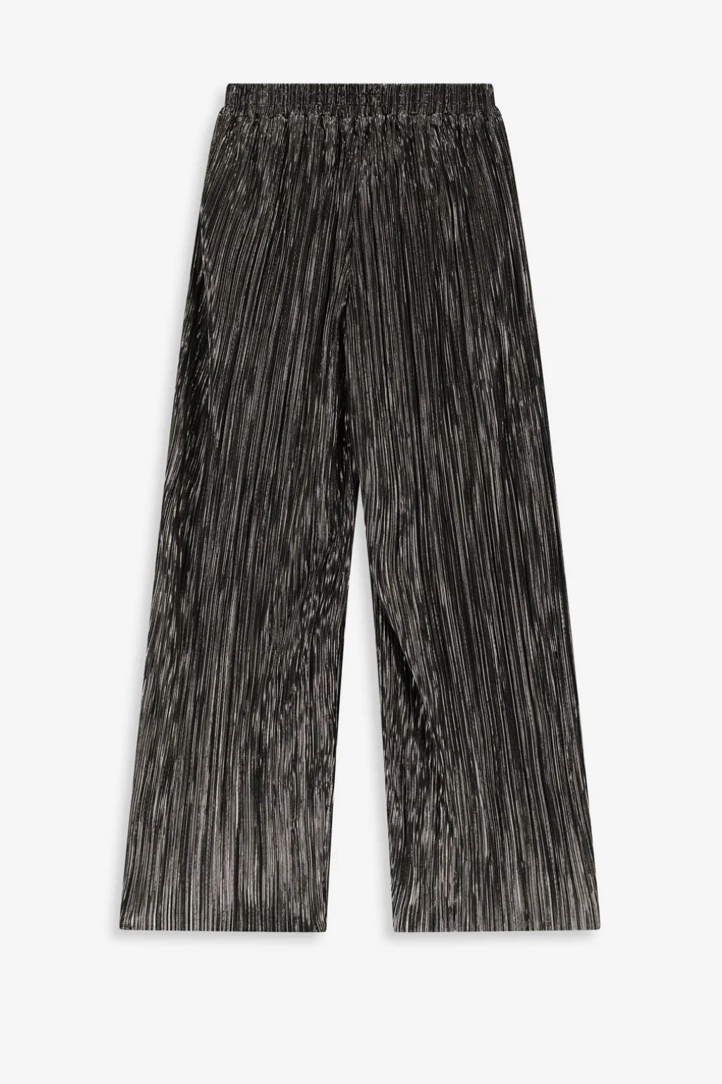 Goudkleurige plissé broek