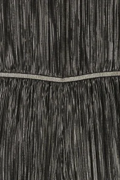 Goudkleurige plissé jumpsuit