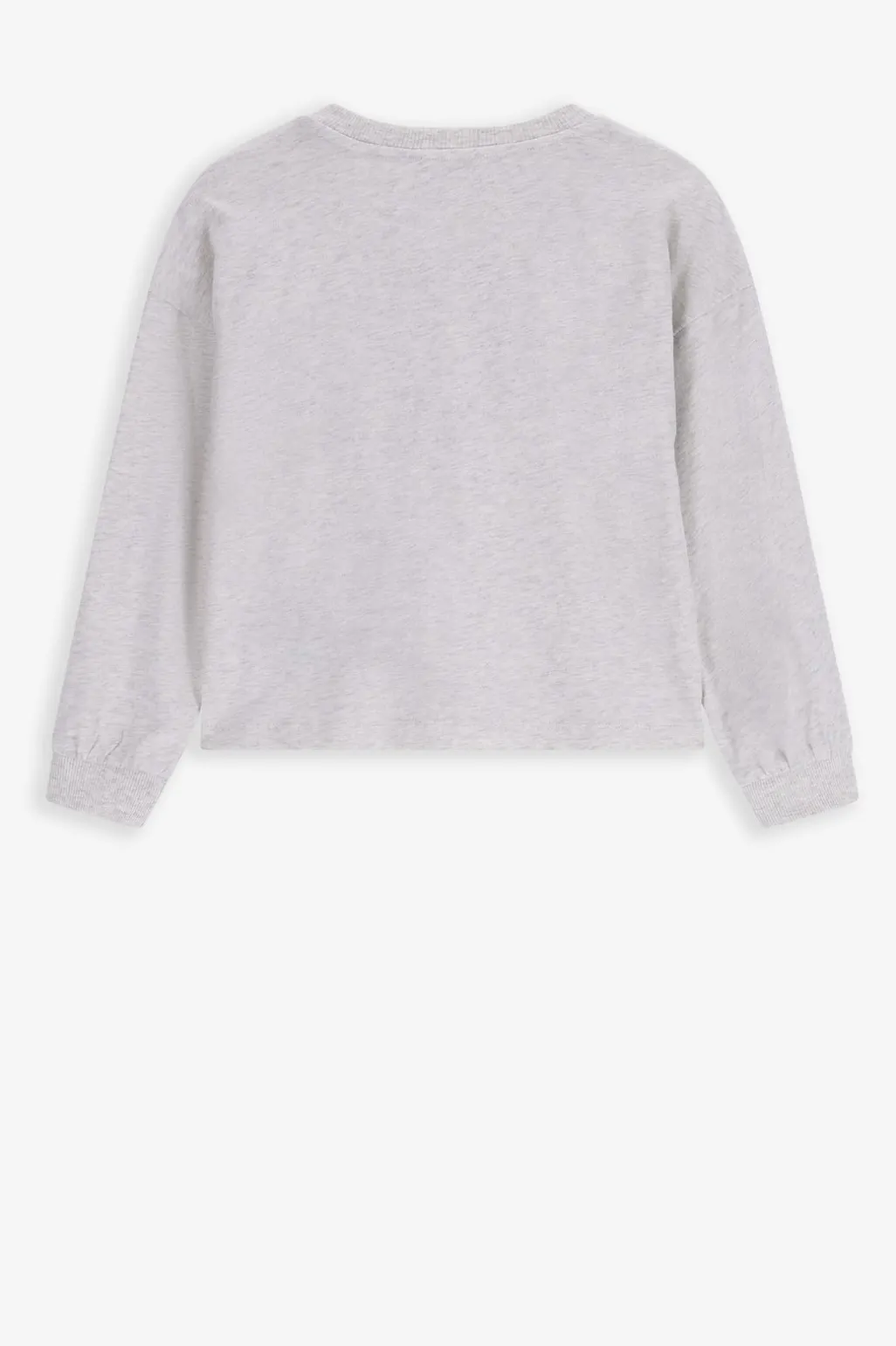 Grijze longsleeve met print