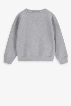 Grijze sweater met artwork