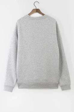 Grijze sweater met fiets