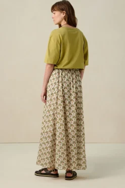 Groen boxy T-shirt