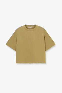 Groen boxy T-shirt