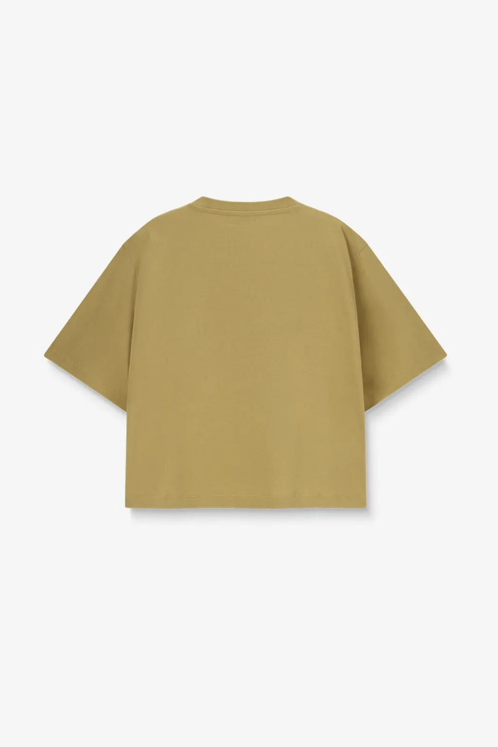 Groen boxy T-shirt