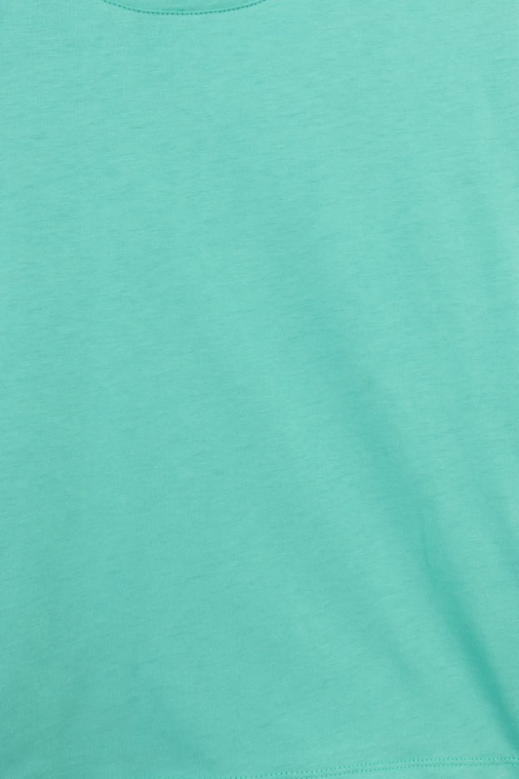 Groen cropped T-shirt