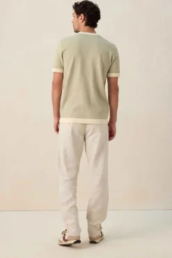 Groen gebreid T-shirt