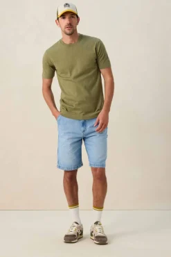 Groen gebreid T-shirt