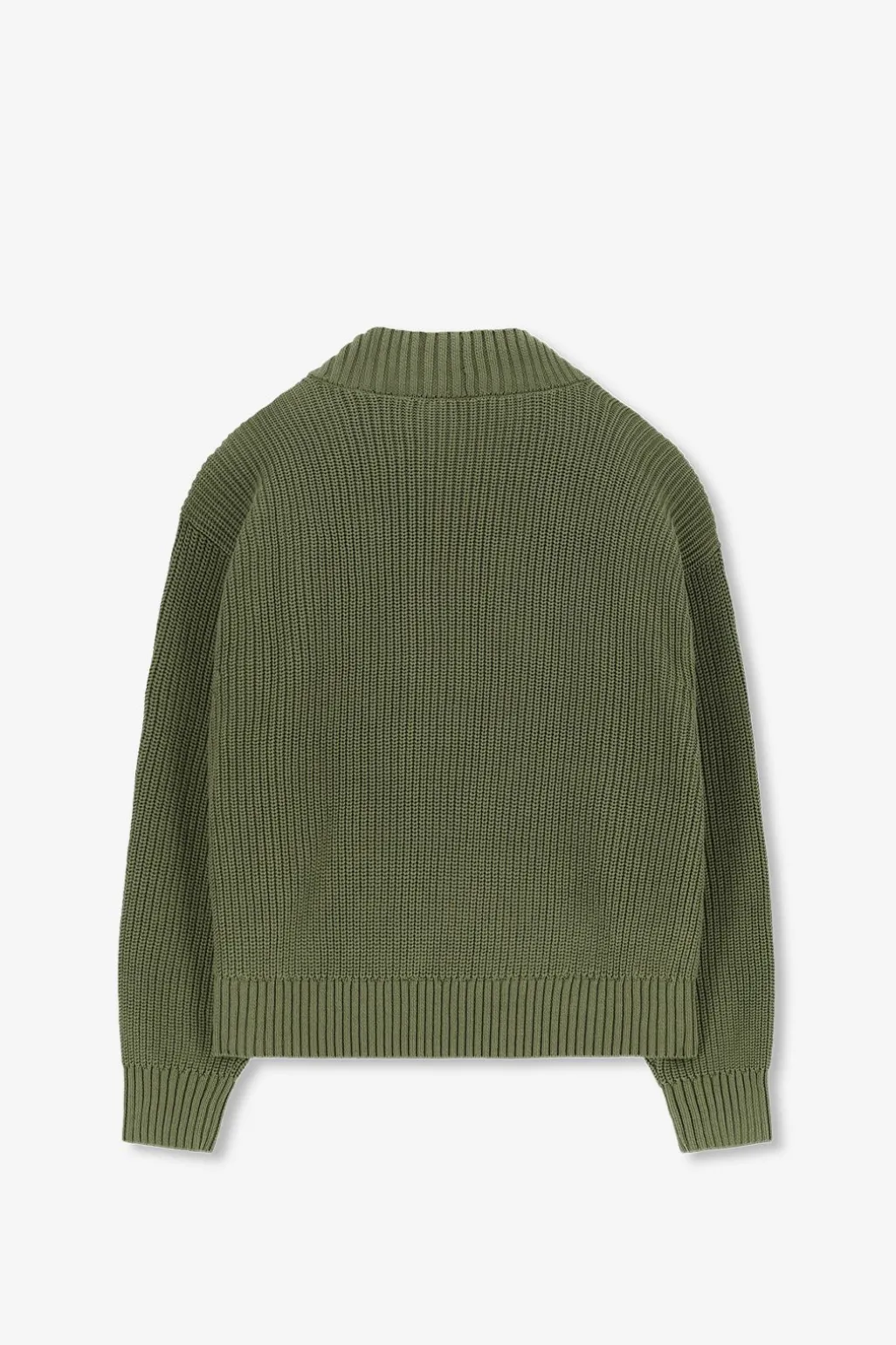 Groen gebreid vest