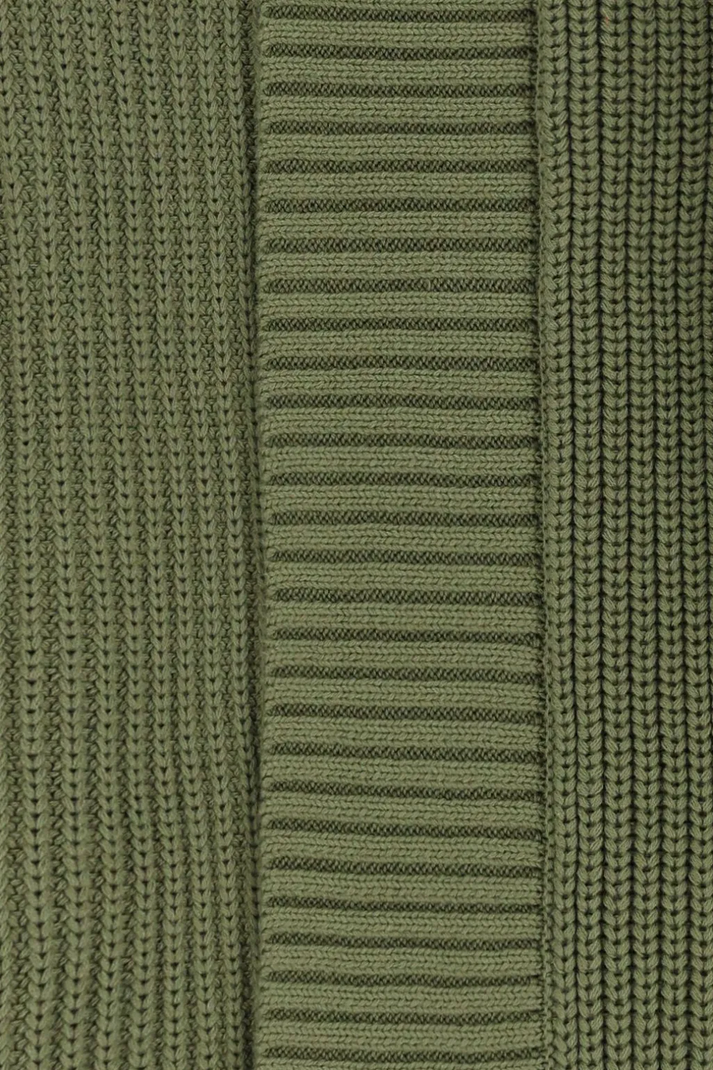 Groen gebreid vest