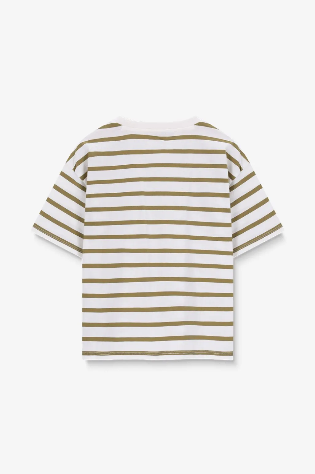 Groen gestreept T-shirt