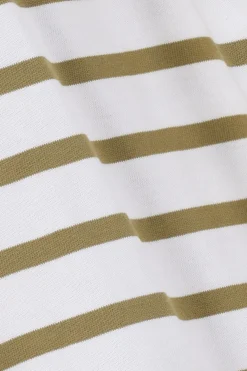 Groen gestreept T-shirt