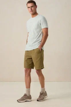 Groen gestreept t-shirt