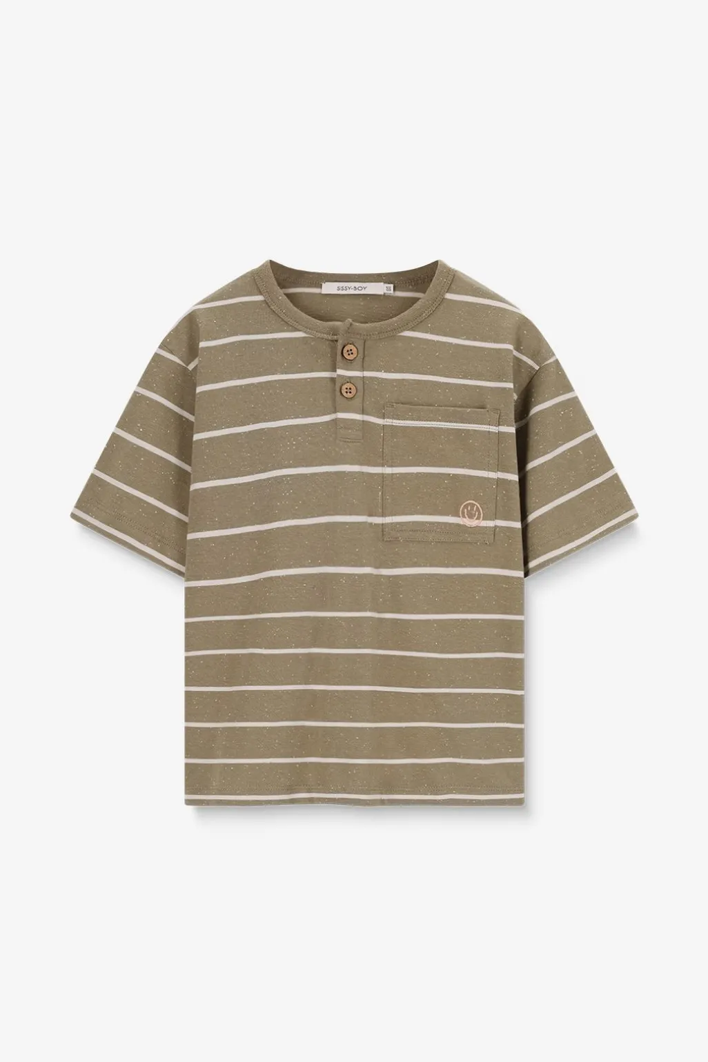 Groen gestreept T-shirt