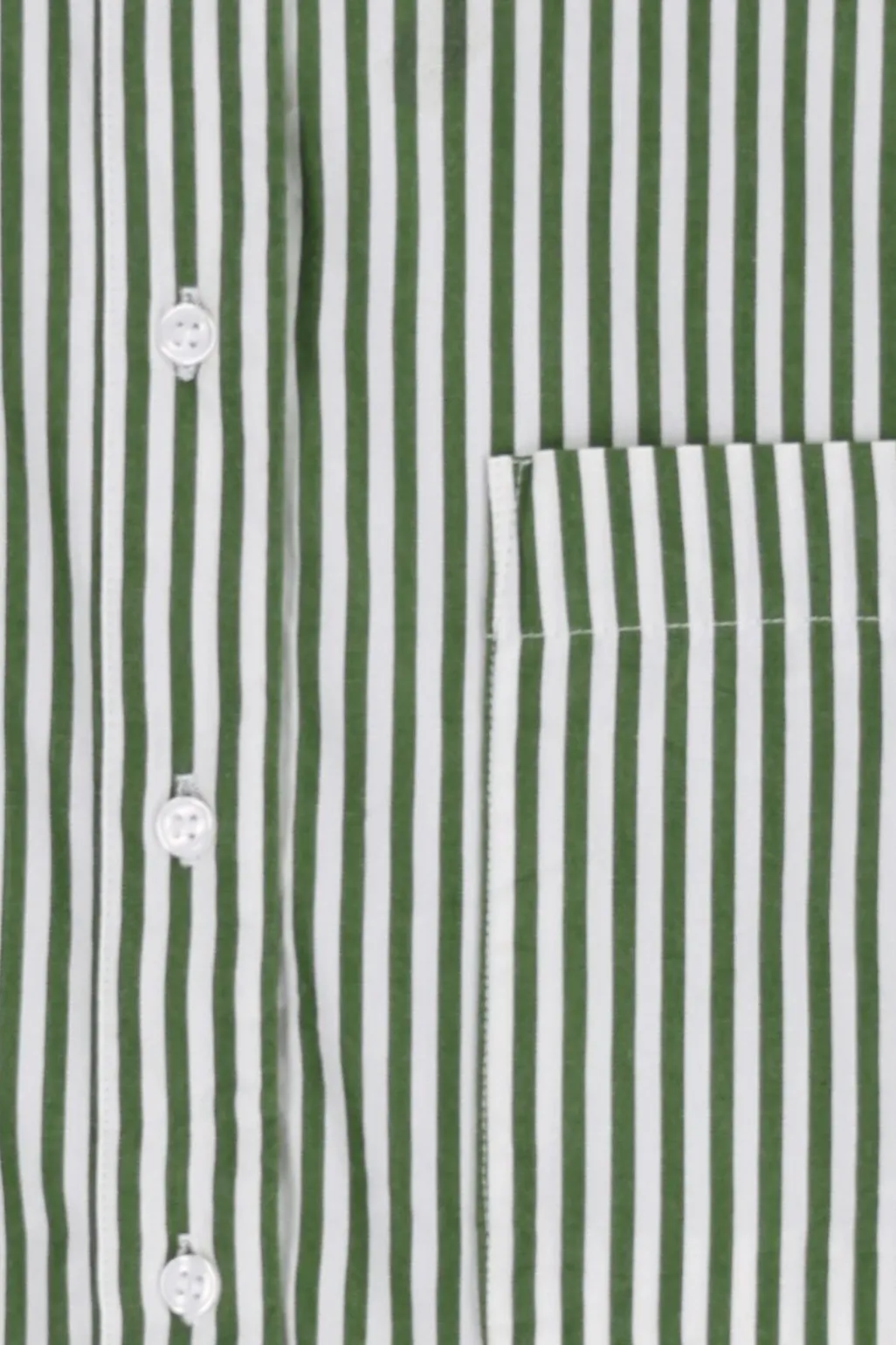 Groen gestreepte boxy blouse