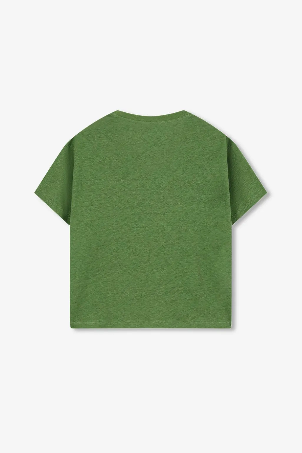 Groen linnen T-shirt