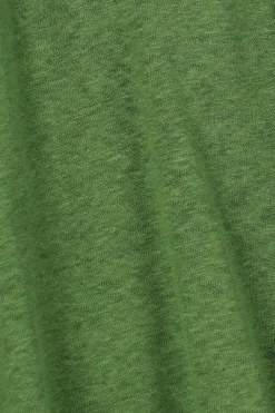 Groen linnen T-shirt