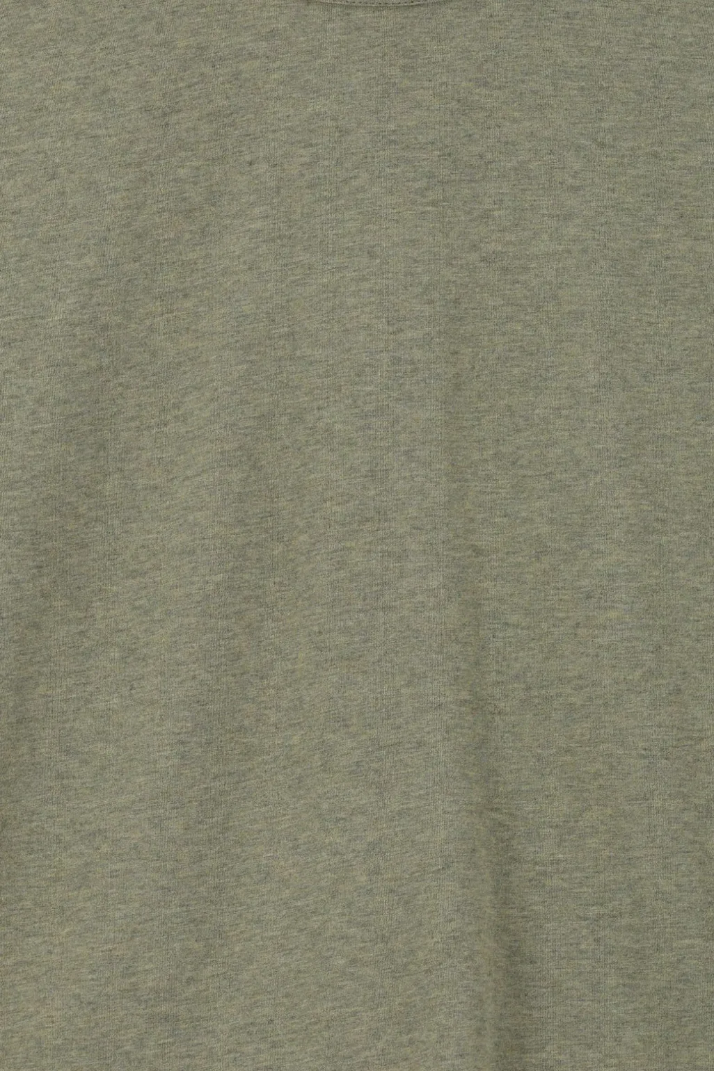 Groen melange basis t-shirt