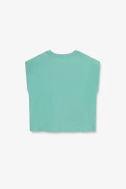 Groen mouwloos T-shirt
