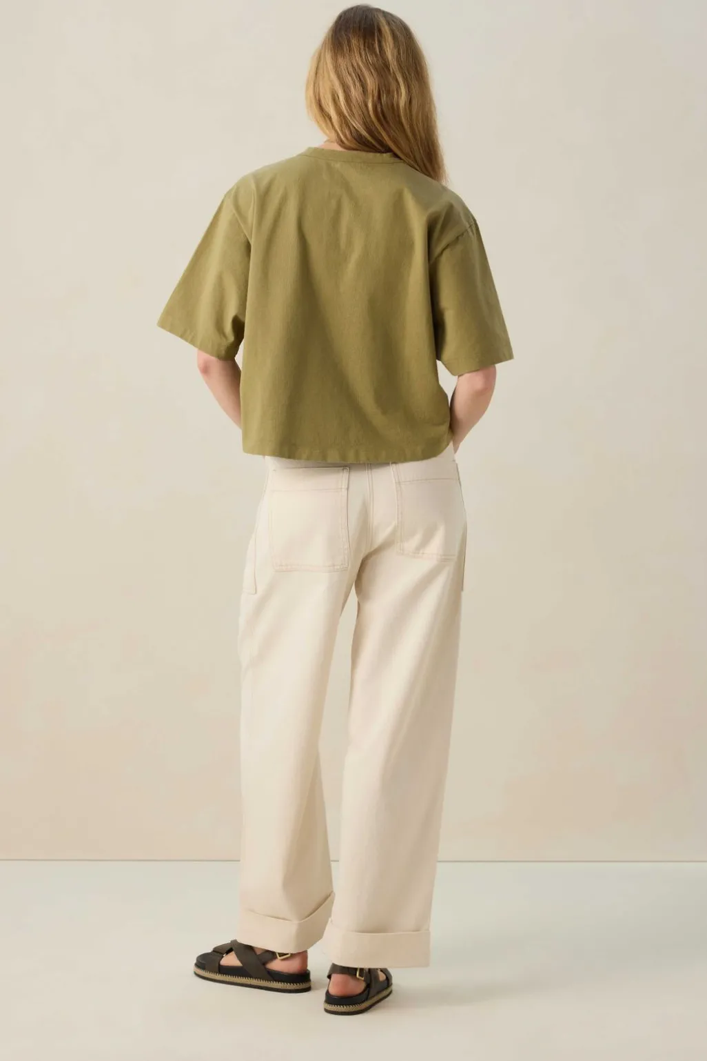 Groen oversized T-shirt