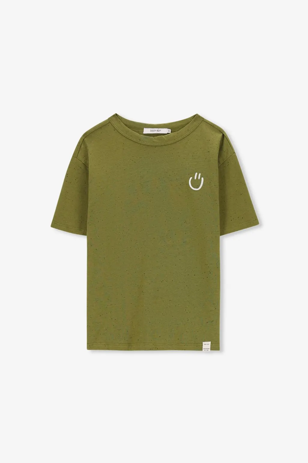 Groen oversized T-shirt met print