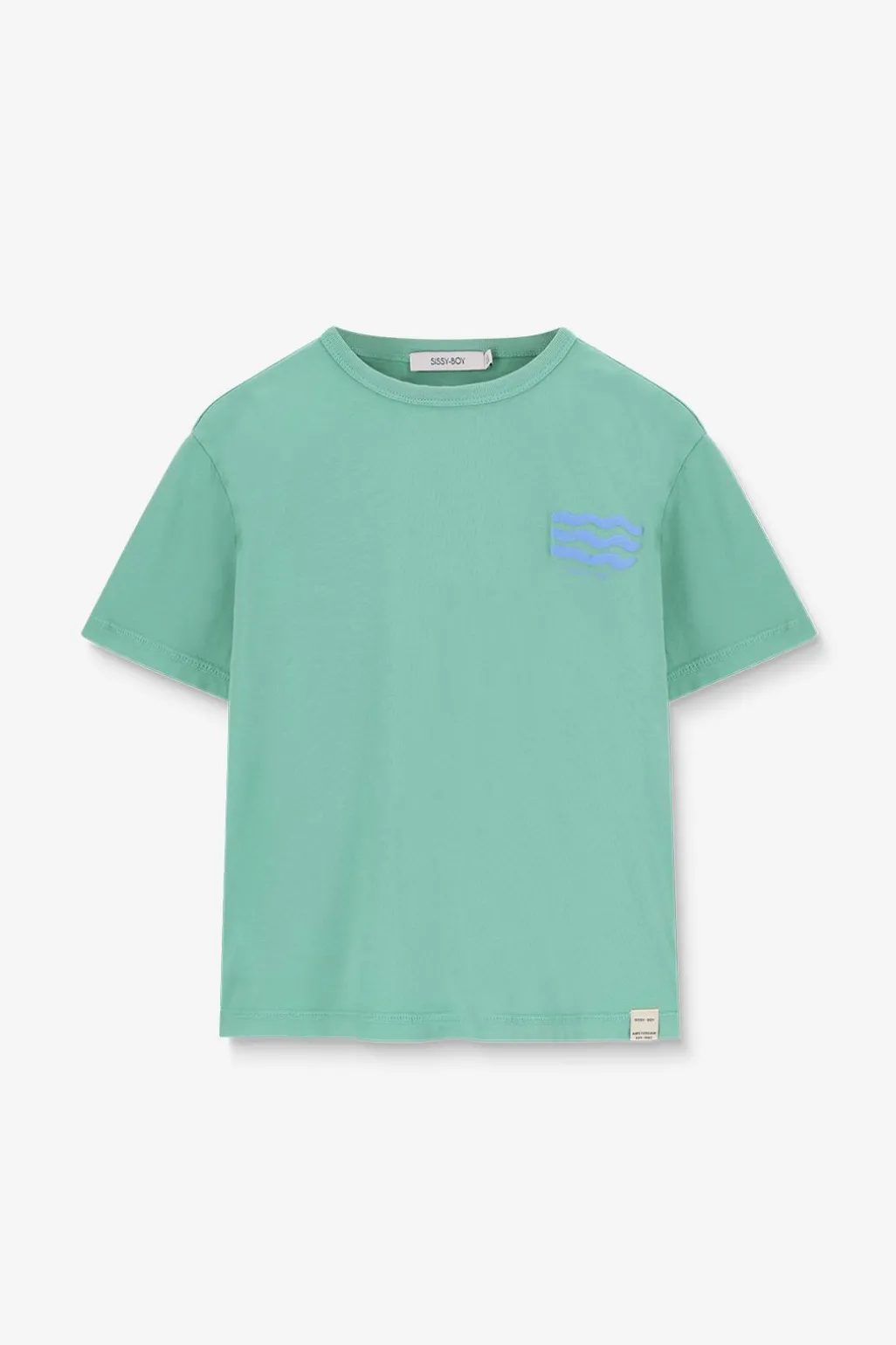 Groen T-shirt met artwork