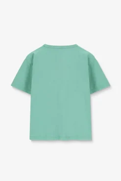 Groen T-shirt met artwork