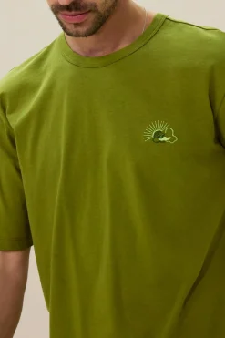Groen t-shirt met embroidery