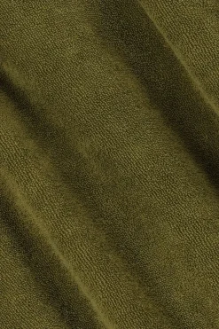 Groene badstof polo