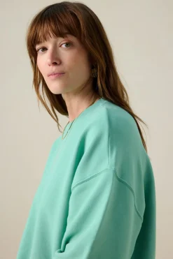 Groene boxy sweater