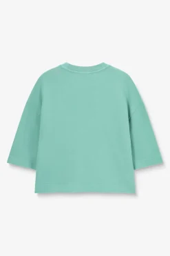 Groene boxy sweater