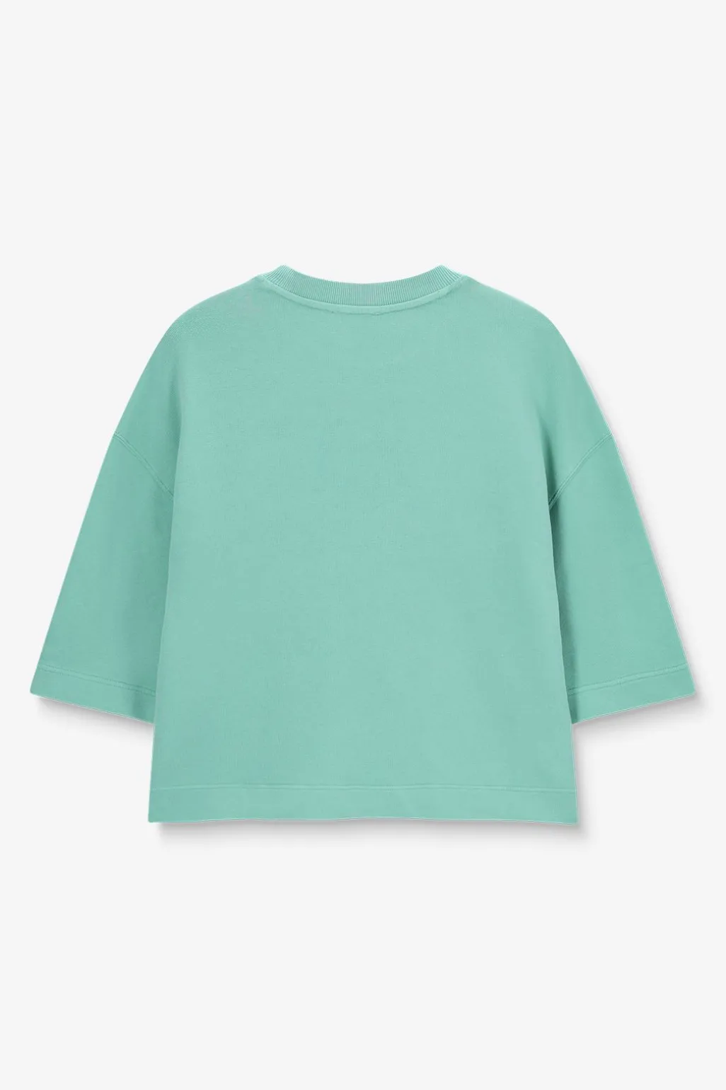 Groene boxy sweater