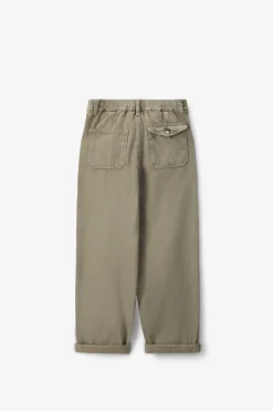 Groene broek met opgestikte zakken