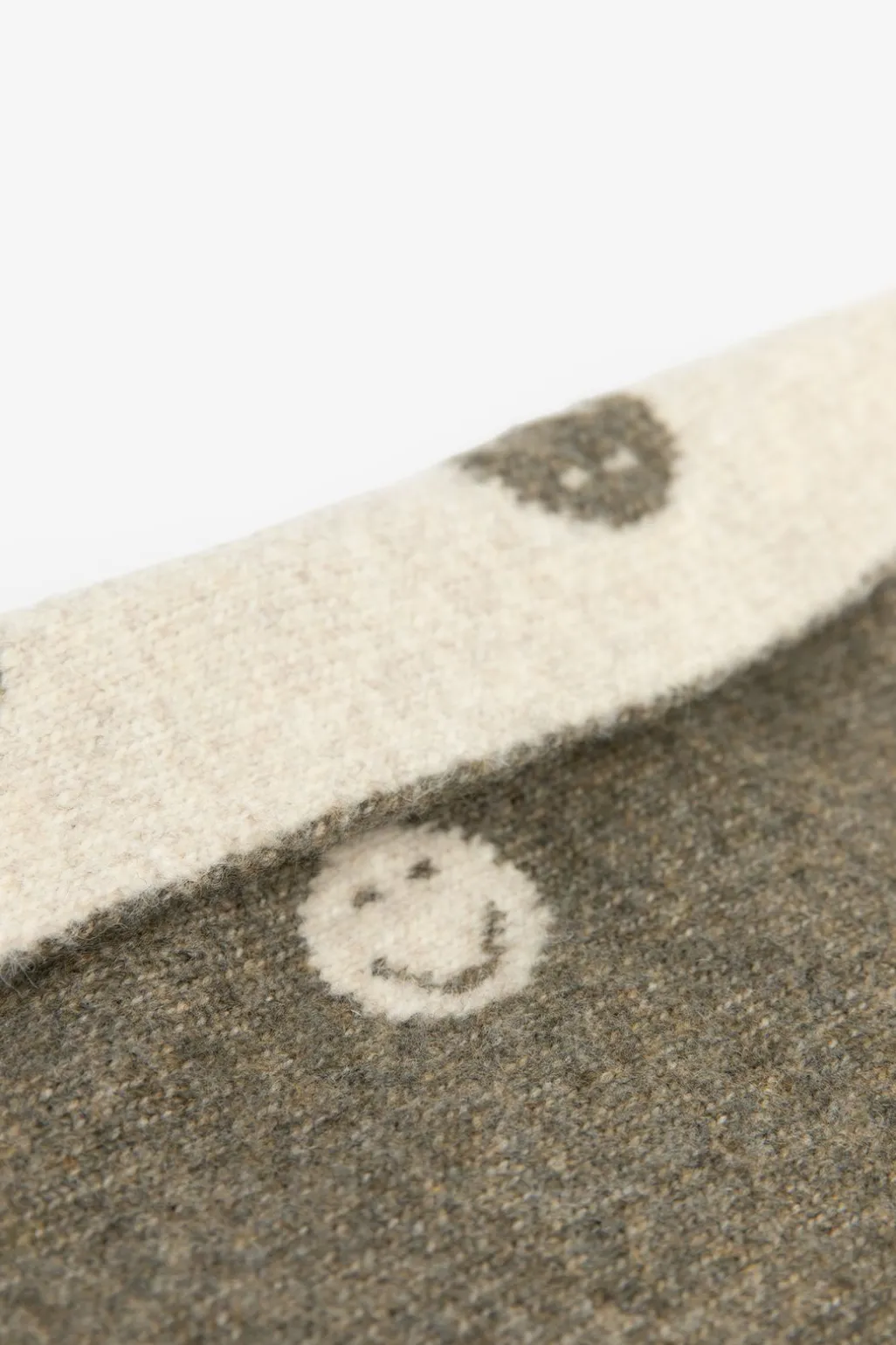Groene col met smileys