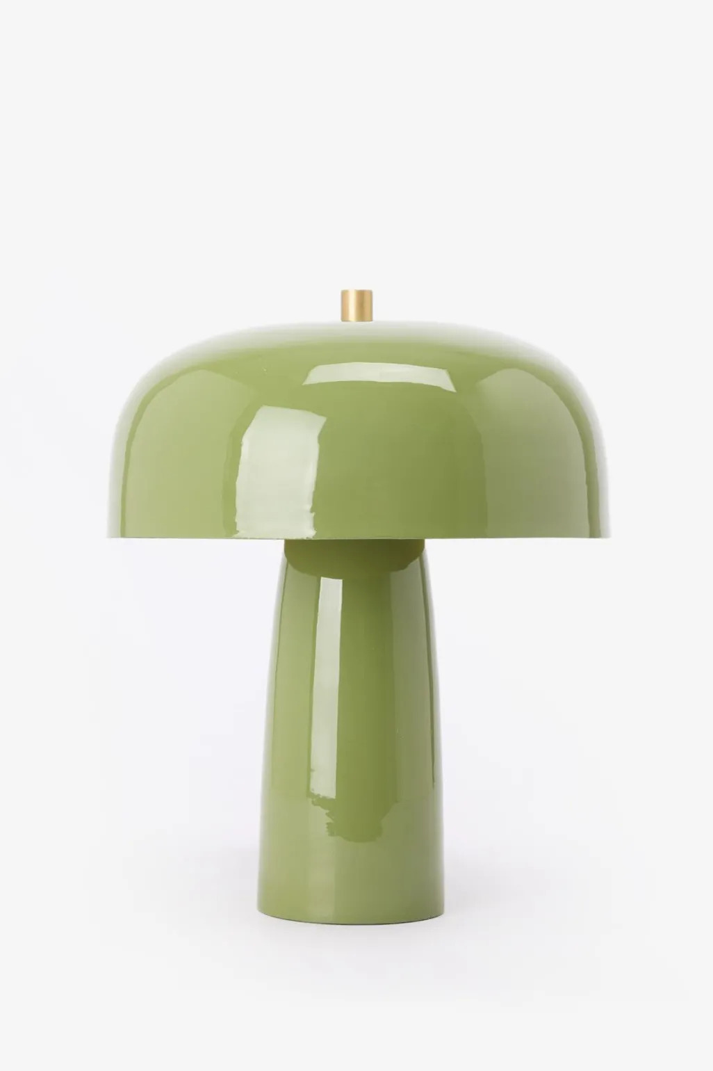 Groene cupola tafellamp