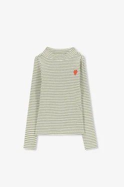 Groene gestreepte longsleeve