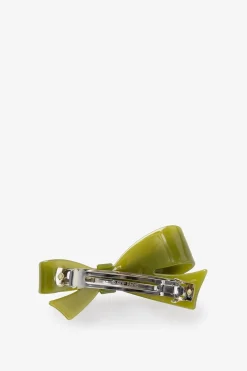 Groene haarklem strik