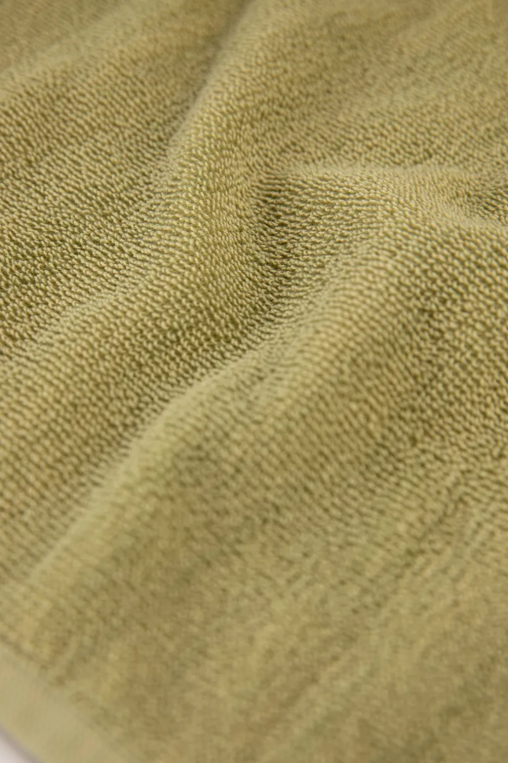 Groene handdoek en theedoek