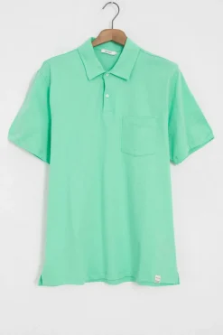 Groene jersey polo