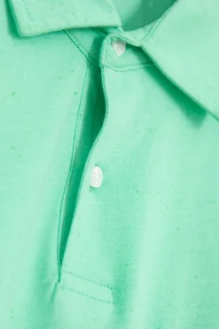 Groene jersey polo