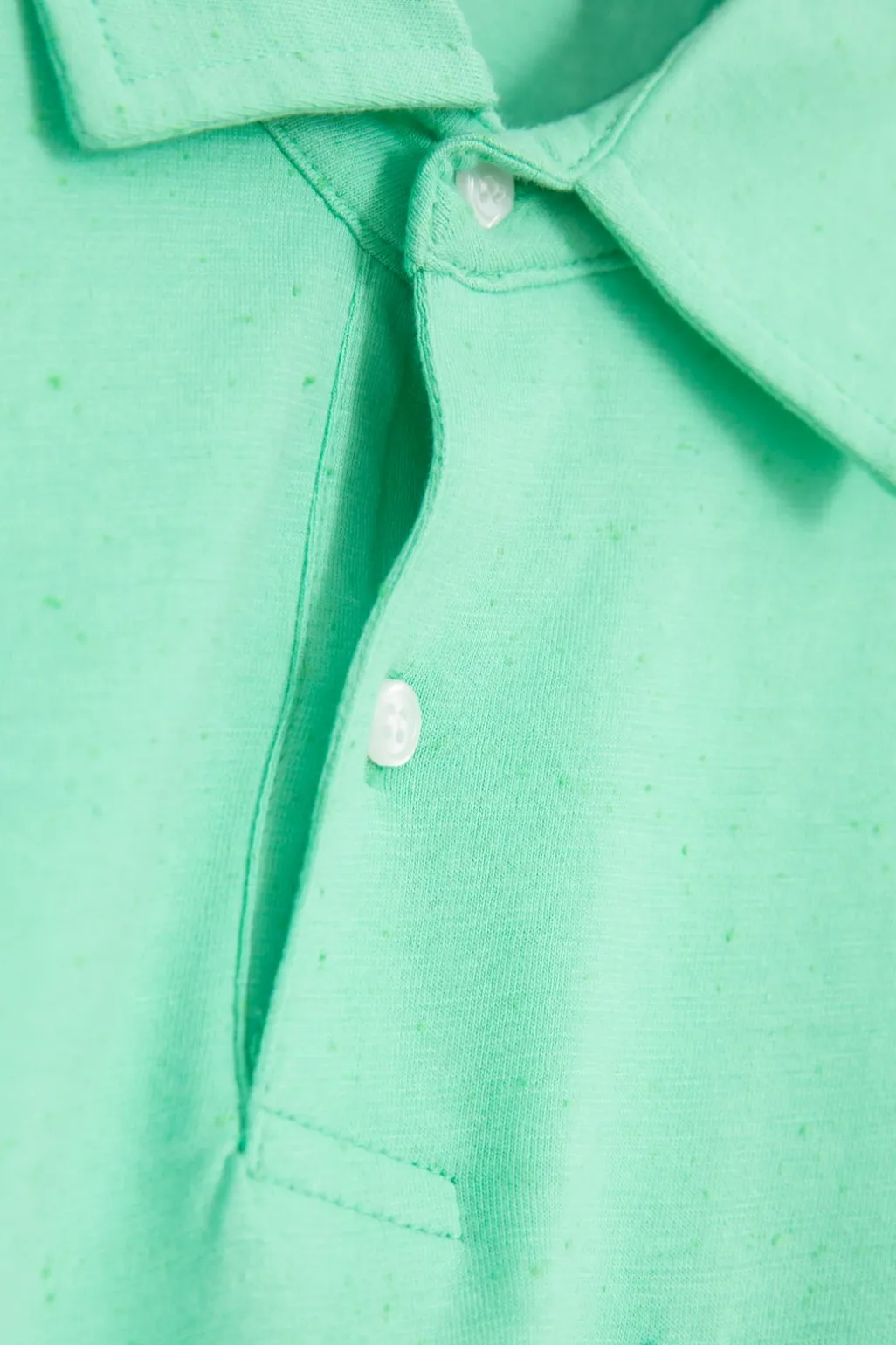 Groene jersey polo