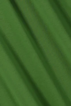 Groene jersey slip jurk