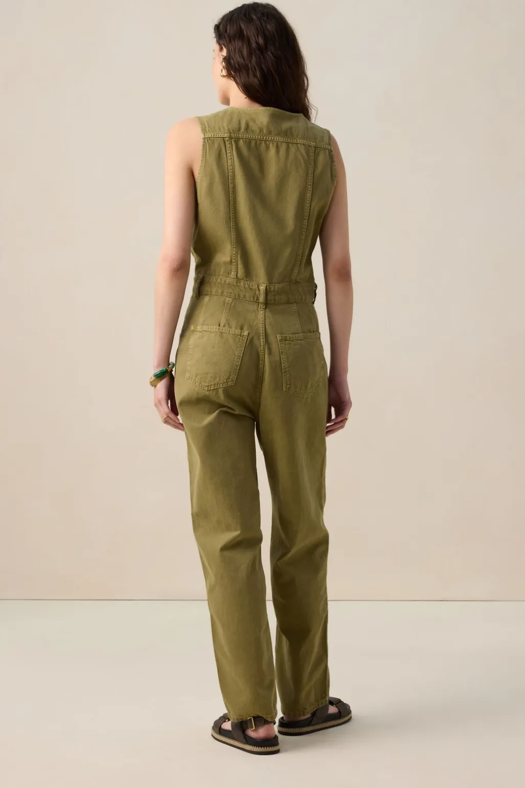 Groene jumpsuit