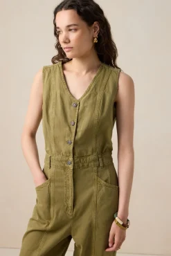 Groene jumpsuit